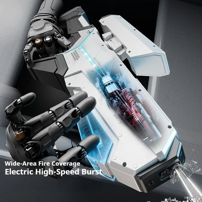 Electric LED Water Gun Automatic Water Suction Large-capacity Continuous Water Spray Summer Game Interaction Children's Gift