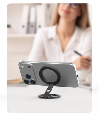 For MagSafe Double-sided Strong Magnetic Holder For Photography Equipment Mobile Phone Accessories Portable Folding Magnet Stand