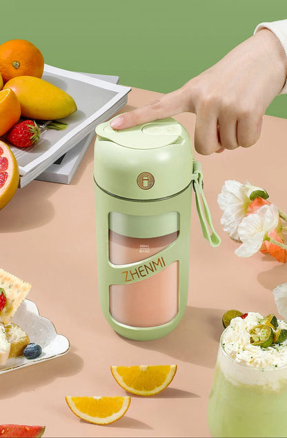 ZHENMI Portable Vacuum Juicer Crushed Ice Mixer Electric Mini Blender Fruit Vegetables Quick Juicing Kitchen Food Processor