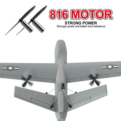 816 MOTOR Airplane Z55 RC Plane 3CH EPP Foam 2.4G Remote Control Wingspan Aircraft Fixed Wingspan Toys Gifts for Children