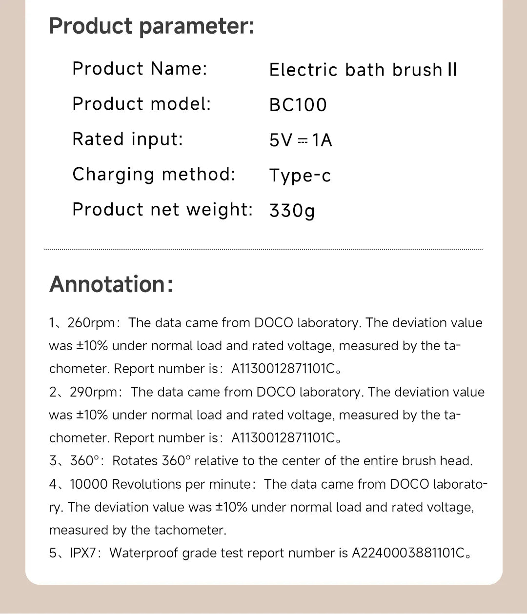 DOCO Electric Shower Brush Foot trimmer Multi functional Back Rubbing Massage Body Rubbing Towel Long handled Back Brushing Tool