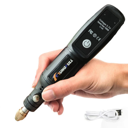 Mini Lithium Electric Drill 3.7V Cordless Rotary Tool for Engraving, Sanding, Polishing, Carving, Cutting, DIY Crafts