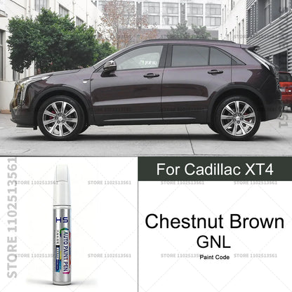Car Paint Repair Pen For Cadillac XT4 Touch Up Scratch Remover DIY Auto Accessories White Purple Blue G59 Blue GZC Red GNT