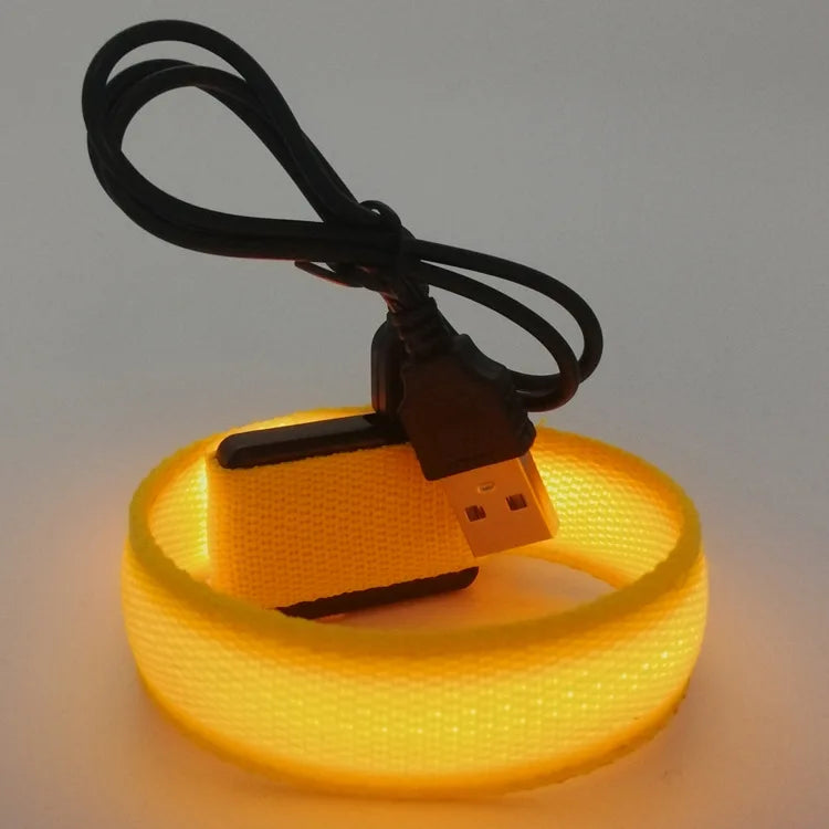 Ddjoy Led Bracelet Concert Party Bar Bracelet Velcro Led Luminous Sports Wrist Strap Party Supplies