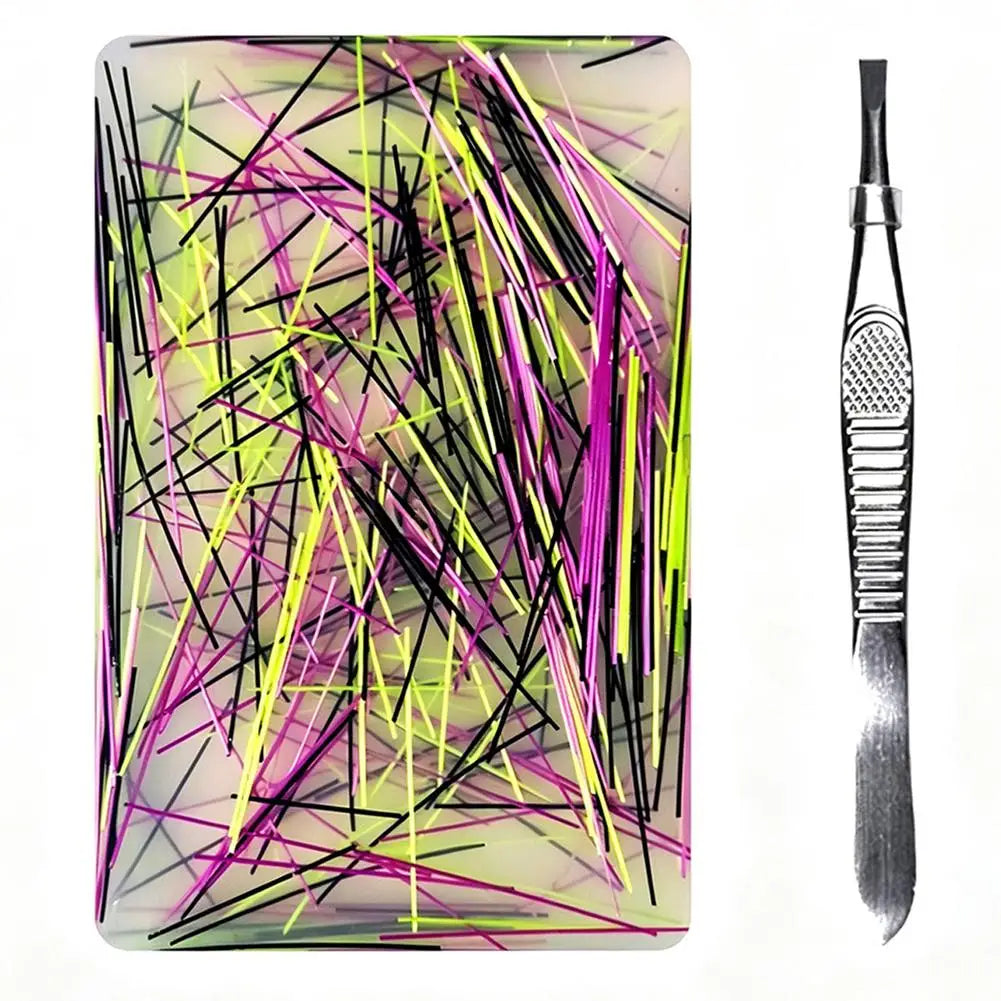 Skin Picking Fidget Toy Silicone Picky Pad Tweezer ADHD Autism Stress Relief Hair Pulling Trichotillomania Peeling Strip