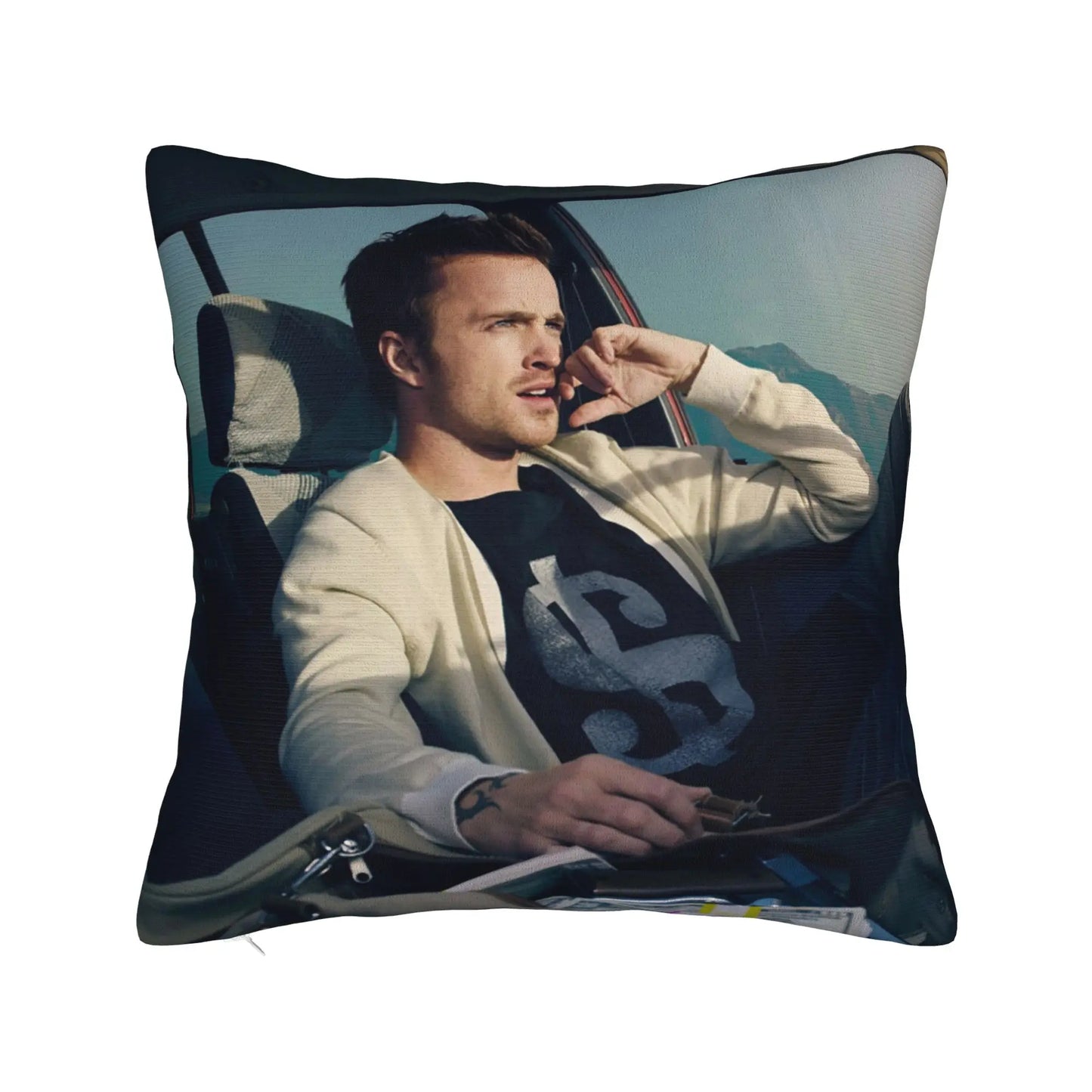 Saul Goodman Actor Square Pillow Case Breaking Bad Cushion Covers Customized Zippered Decorative Pillowcase for Sofa 40*40cm