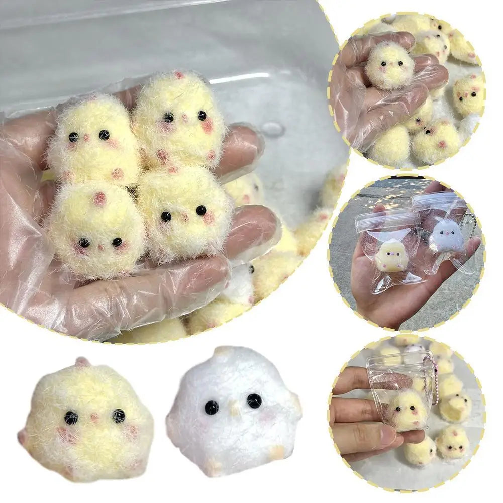 Handmade Chick Toys Squishy Cute Chick Squeeze Stress Relief Toy  Cartoon Slow Rebound Decompression Fidget Gifts