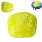Inflatable Transparent PVC Lounge Chair, Blow Up Sofa for Camping Yard Patio, Air Couch Furniture Outdoor Beach Room