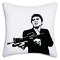 Hot Classic Movie Scarfaces Pillow Covers Cartoon Sofa Decorative Home Double-sided Printing Short Plush Cute Cushion Cover