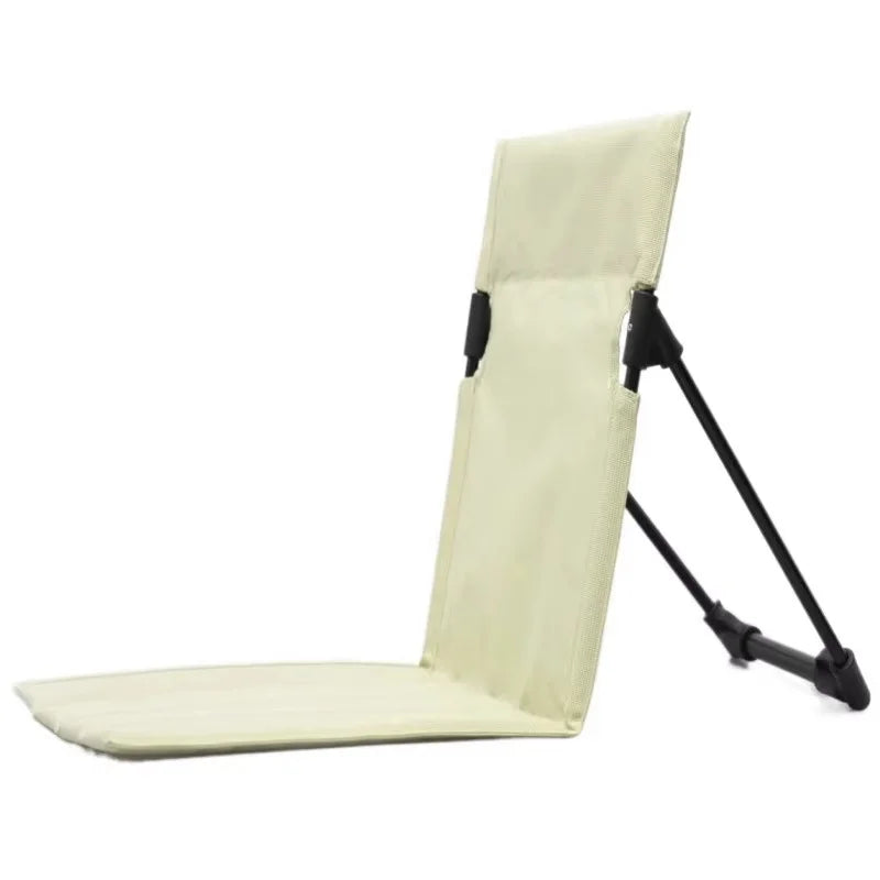 Lightweight Fold-Up Aluminum Camping Seat for Outdoor Travel, Fishing, and Beach Relaxation