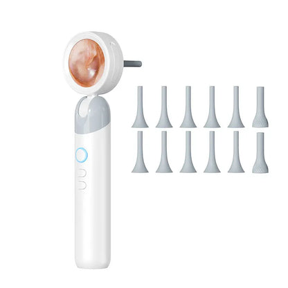 1.38'' Ear Camera Wit IPS Display and 1080P Camera Ear Check Portable Inspector for Ear Mouth Pet With 12tips Replaceable Tools