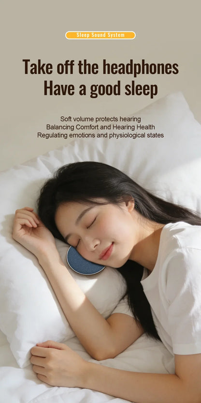 Głośnik Lenovo pod poduszkę do spania Bluetooth 5.4, dynamiczny dźwięk Hi-Fi, bezprzewodowy odtwarzacz muzyki, sprzęt do snu do łóżka
