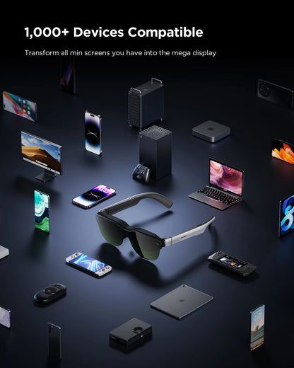 TCL RayNeo Air 4 /Air 4 PRO /Air 3S/2S Inteligentne okulary AR 201-calowy Micro OLED 3D HD Prywatne Kino do telefonu, komputera, konsoli do gier