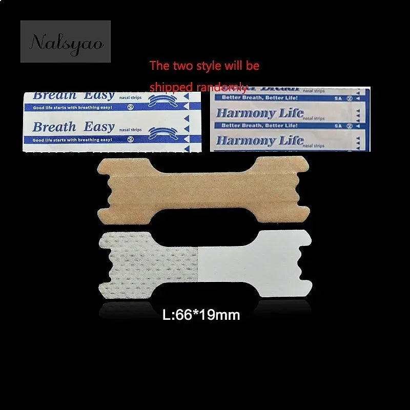 100-500PCS Breath Nasal Strips Stop Snoring Nose Patch Right Aid Easier Breathing Sleep Aid Device Good Sleeping Patch
