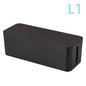 Cable Storage Box Power Board Wire Management Socket Strip Wire Case Dust Charger Socket Organizer Network Bin Charger