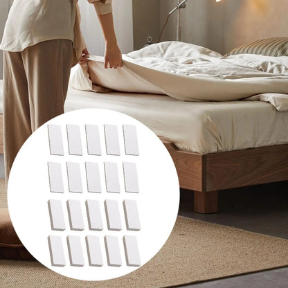 20 Pieces Headboard Stoppers Bed Stoppers Multifunction 10 Thin and 10 Thick Pads Furniture Pads Wall Protector for Bed Frame