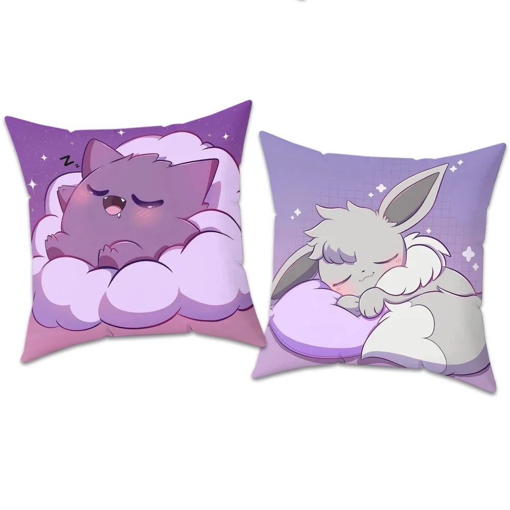 Home and Decoration Pillow Case Decorative Cushion Cover 60x60cm Bedroom Pokémon Pillowcase Car Sofa Cushions Covers Pillows Bed