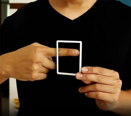 Miracle Gate Magic Tricks Gimmicks Border To Complete Card Visual Change Magia Magician Close Up Street Illusions Mentalism Prop