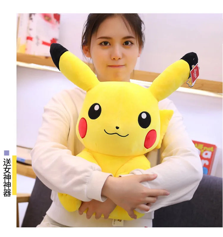 Pokemon Pikachu Plush Toy Cartoon & Cute Anime Children's Toy Stuffed Doll Valentine's Day Gift Home Decoration
