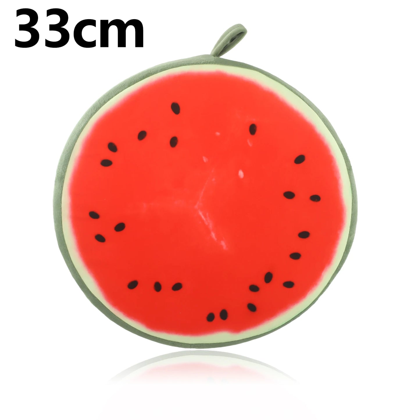 Cartoon Fruits Print Round Bar Chair Cushion Cover Anti-Slip Seat Cushion Slipcover Soft Stool Cushion Covers For Living Dining