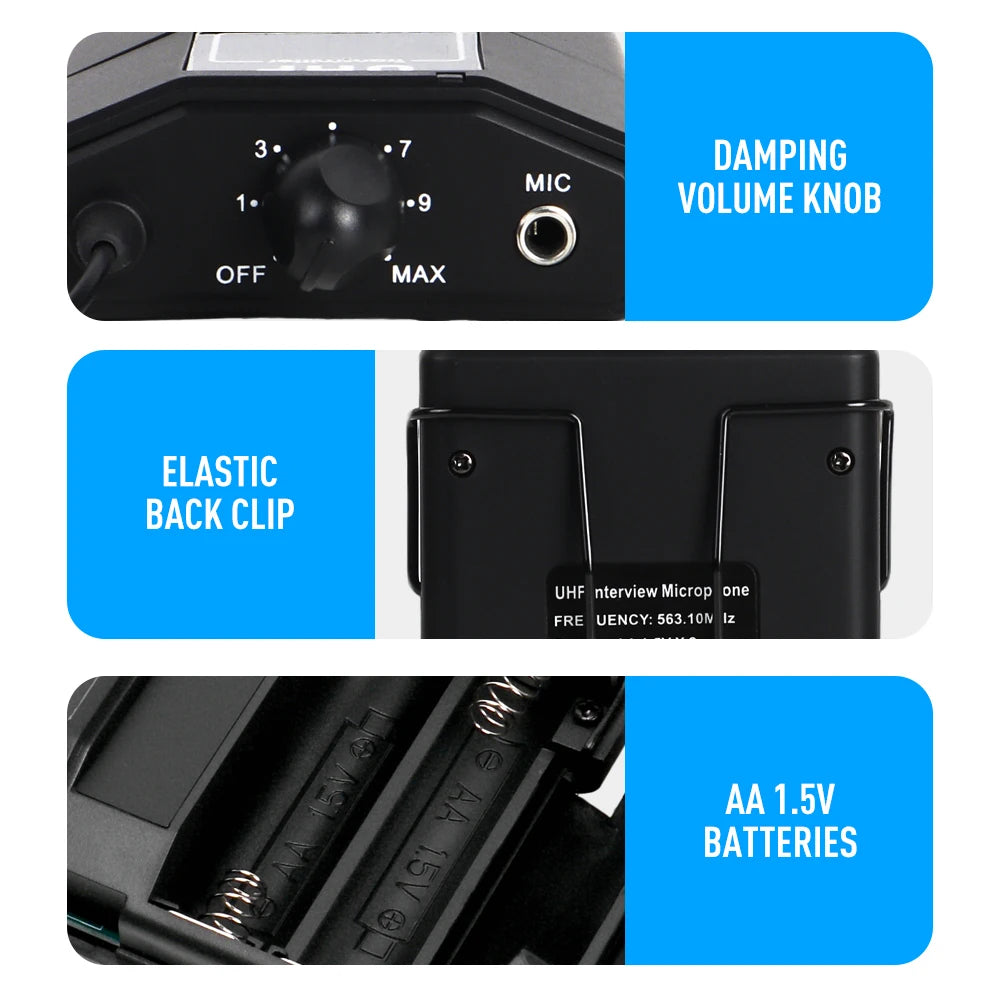 Wireless Transmitter System G-MARK GX100 Professional UHF headset Mic 50M For Party Show Stage Wedding Church