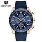 Men Watch BENYAR Top Brand Luxury Full Steel Business Quartz Watch Men Casual Waterproof Sports Watches Clock Relogio Masculino