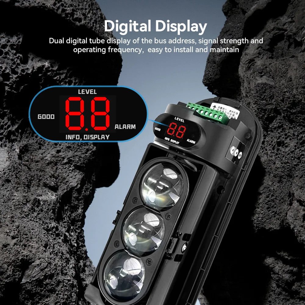 Meian Focus Wired Dual/Triple Infrared Beam Sensor, IP65 Waterproof Infrared Barrier Detector,  Infrared Barrier for Villa Farm