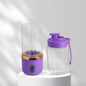 2-Cup Electric Juice Blender Mini Wireless Portable Home USB Rechargeable 6-Blade Gift Juice Cup Multifunctional Juicer