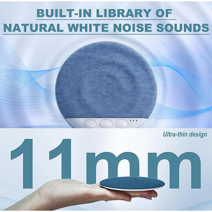 New Upgraded Wireless Under Pillow Speaker Decor Bluetooth Sleep Sound Machine with White Noise 30/60/90 Min Timer for Adult Kid