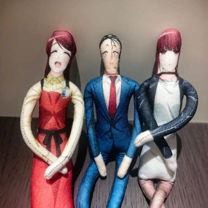 Smoking Behind The Supermarket with You Abstract Plush Figure Sasaki|Yamada|Tayama Anime Peripheral Bendable Soft Doll Cute Toys