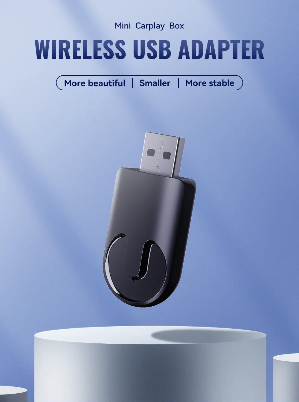XUDA 2in1 Wired To Wireless CarPlay Adapter Android Auto Dongle Smart AI Box High Quality Car Accessories Intelligent System