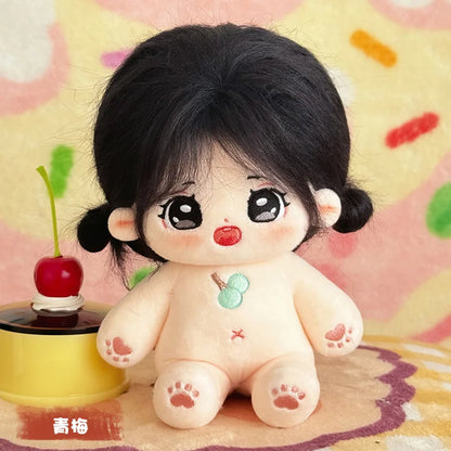 20cm Kawaii Plush Cotton Doll Idol Stuffed Super Star Figure Dolls Twelve Constellations Doll Can Change Clothes Gift