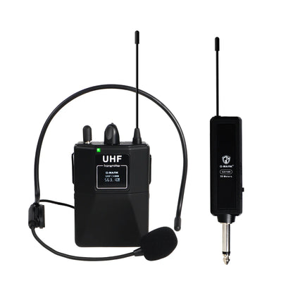 Wireless Transmitter System G-MARK GX100 Professional UHF headset Mic 50M For Party Show Stage Wedding Church