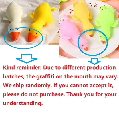 Antistress Duck Squeeze Toys Goose Cute Kawaii Animals Vent Toys for Adults Decompression Stretch Toys