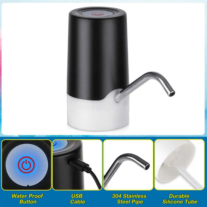 Water Table Pump Portable Water Play Table Pump Battery Powered Cordless Sand Play Accessories Rechargeable Outdoor Toys for
