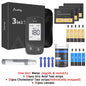 GUC 3in1 Multifunction Cholesterol Uric Acid Blood Glucose Meter Blood Sugar Test Strip Diabetes Glucometer Kit Gout Monitor