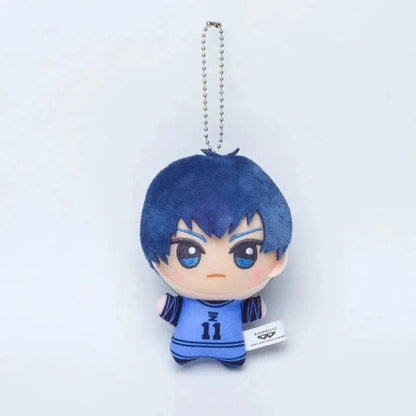 10cm New Blue Lock Plush Pendant KeyChain Yoichi Isagi Nagi Seishiro Mikage Reo Rin Itoshi Itoshi Sae Doll Toy Gift