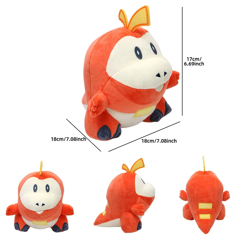New Pokemon Pikachu Plush Toy Sprigatito Fuecoco Groudo Meowscarada Floragato Cinderace Keldeo Exegguto Shinx Stuff Peluche Doll