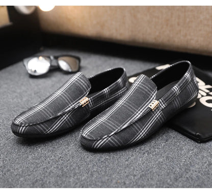 Classic Design Loafers Men Summer Slip-on Men's Casual Shoes Breathable Flat Shoes Comfy Non-slip Driving Shoes Man Moccasins