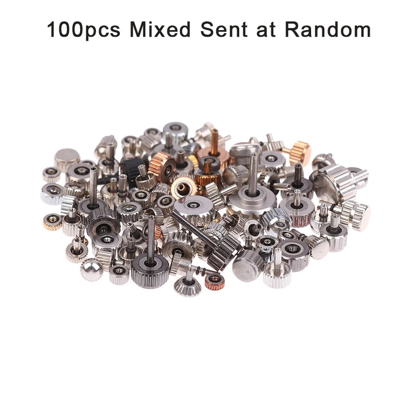 50/100Pcs Watch Accessories Disassembly Parts Disassembly Heads DIY Accessories Watch Handmade Repair Tools