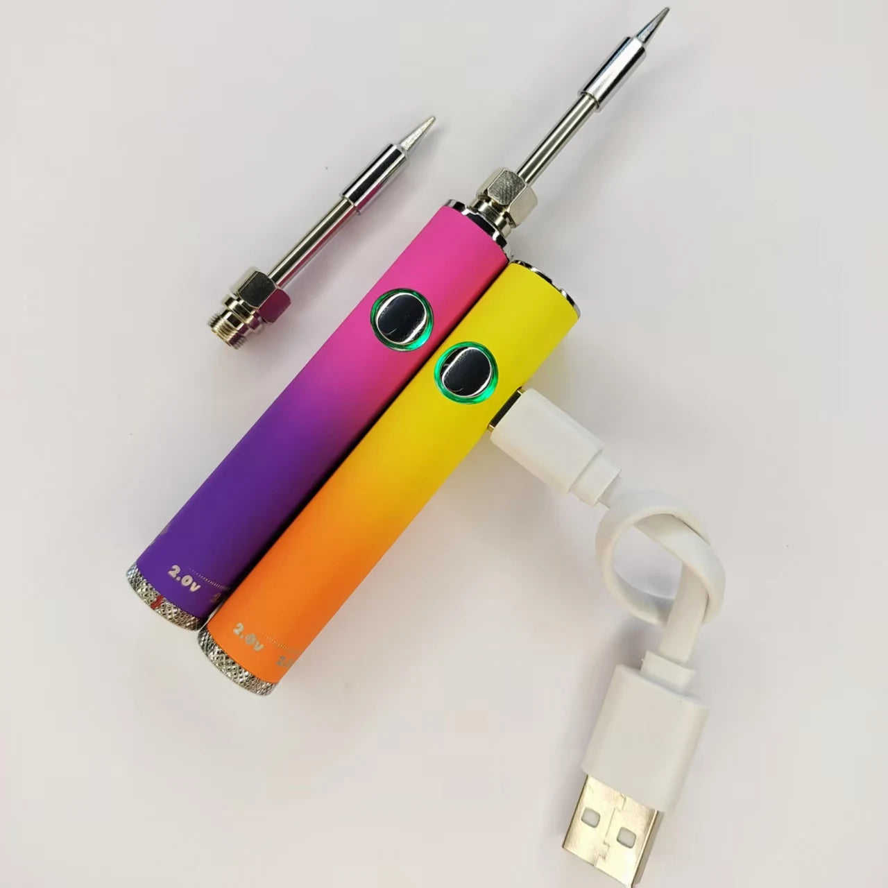 1pcs  650mah Twist Battery, 510 Thread Rod Adjustable Voltage, Electric Soldering Iron Pen Solder Repair Tools