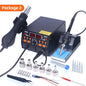 Silverflo 902D-III Rework Soldering Station 2 in 1 Hot Air  Welding Station with 3 Pre-set Channels,Sleep Mode for SMD Rework