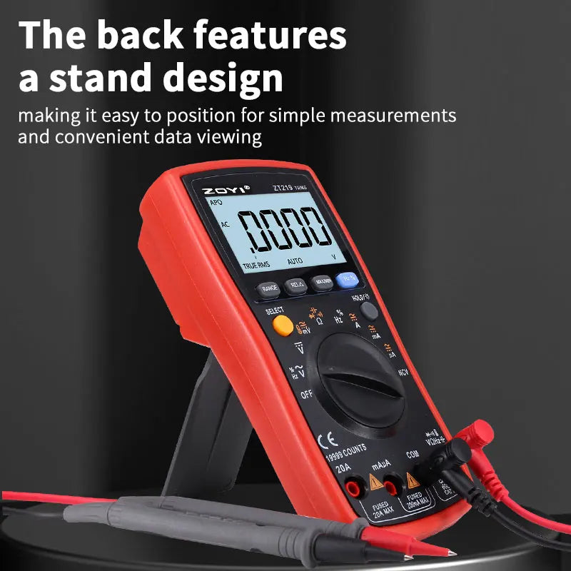 ZT219Digital Multimeter 19999 Counts True Rms Multimeters AC/DC Current Meter Voltimetro Profesional Voltage Tester f