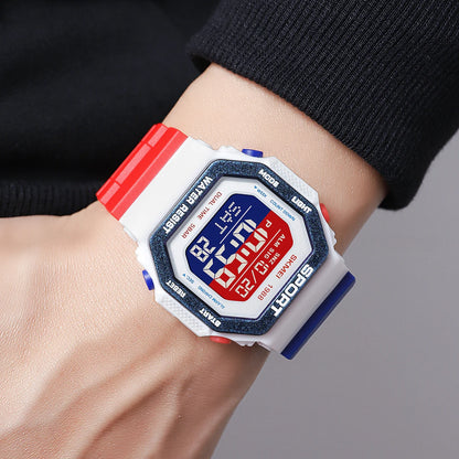 SKMEI Fashion Military Countdown Sports Digital Watches For Men Women 5Bar Waterproof Chrono Electronics Wristwatch Reloj Hombre