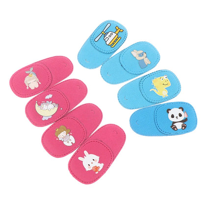 【6Pcs/set Children Health Care Kids Occlusion Medical Lazy Eye Patch Eyeshade For Kids Strabismus Vision Care Kit】