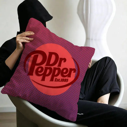 classic beverage brand Dr Pepper Pillow Anime Pillow Sofa Bed Head Pillow Cover Cushion Cover 45x45 cm Fashion