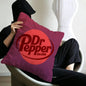 classic beverage brand Dr Pepper Pillow Anime Pillow Sofa Bed Head Pillow Cover Cushion Cover 45x45 cm Fashion