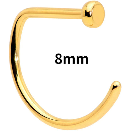 2025 Trendy Piercing Free Magnetic Nose Ring Stainless Steel Horseshoe Non Pierced Goth Punk Fake Hoop Clip on Jewelry Gift