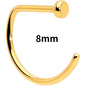 2025 Trendy Piercing Free Magnetic Nose Ring Stainless Steel Horseshoe Non Pierced Goth Punk Fake Hoop Clip on Jewelry Gift