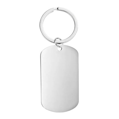 Fashion  Keychains for Men Women Custom Lettering Keychains  Engrave Date Name Logo Keyring Gift for Boyfriend Personalized